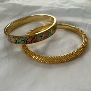 Lilly Pulitzer Bangle Bracelets Set of 2